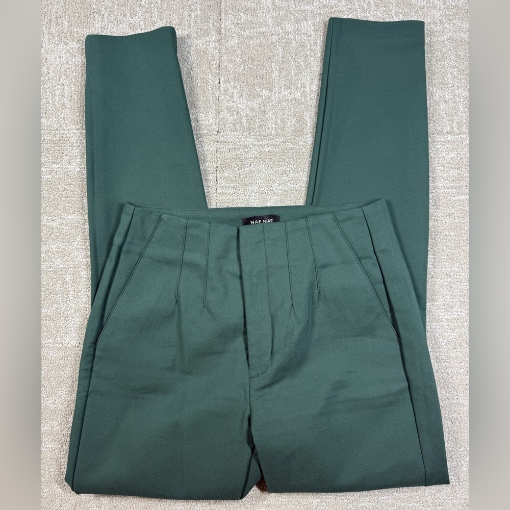 Naf Naf Paris Skinny High Rise Womens Stretch Casual Trouser Office Pant Size 6